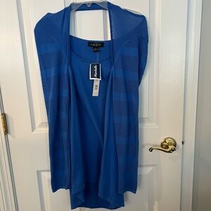 August Silk Blue Women's Top